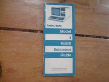1983 Radio Shack TRSDOS Model 4 Quick Reference Guide