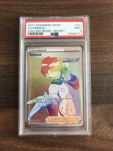 Siebold graded PSA 9 for sale on eBay