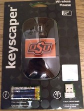 OSU Oklahoma State Wireless Optical Mouse 2.4G Windows / Mac College NCAA