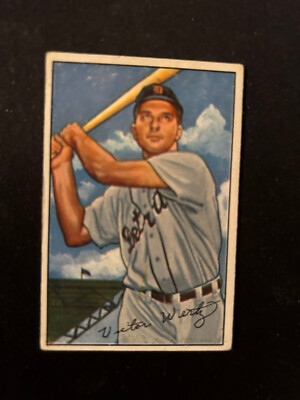 1952 Bowman Baseball #39 Vic Wertz 