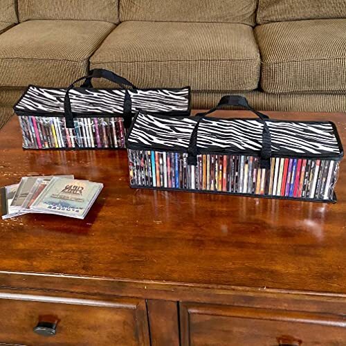 Clear Plastic CD DVD Media Storage Bags Organizer w/ Zipper and ...
