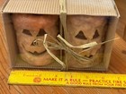 HALLOWEEN!! (2) CANDLE WAREHOUSE Carved Pumpkin Candles ~ Pumpkin Spice Scent — photo 6