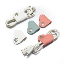 Heart Cord Organizer Earbud Holder Earphones Headphones Cable Winder Earbud O...