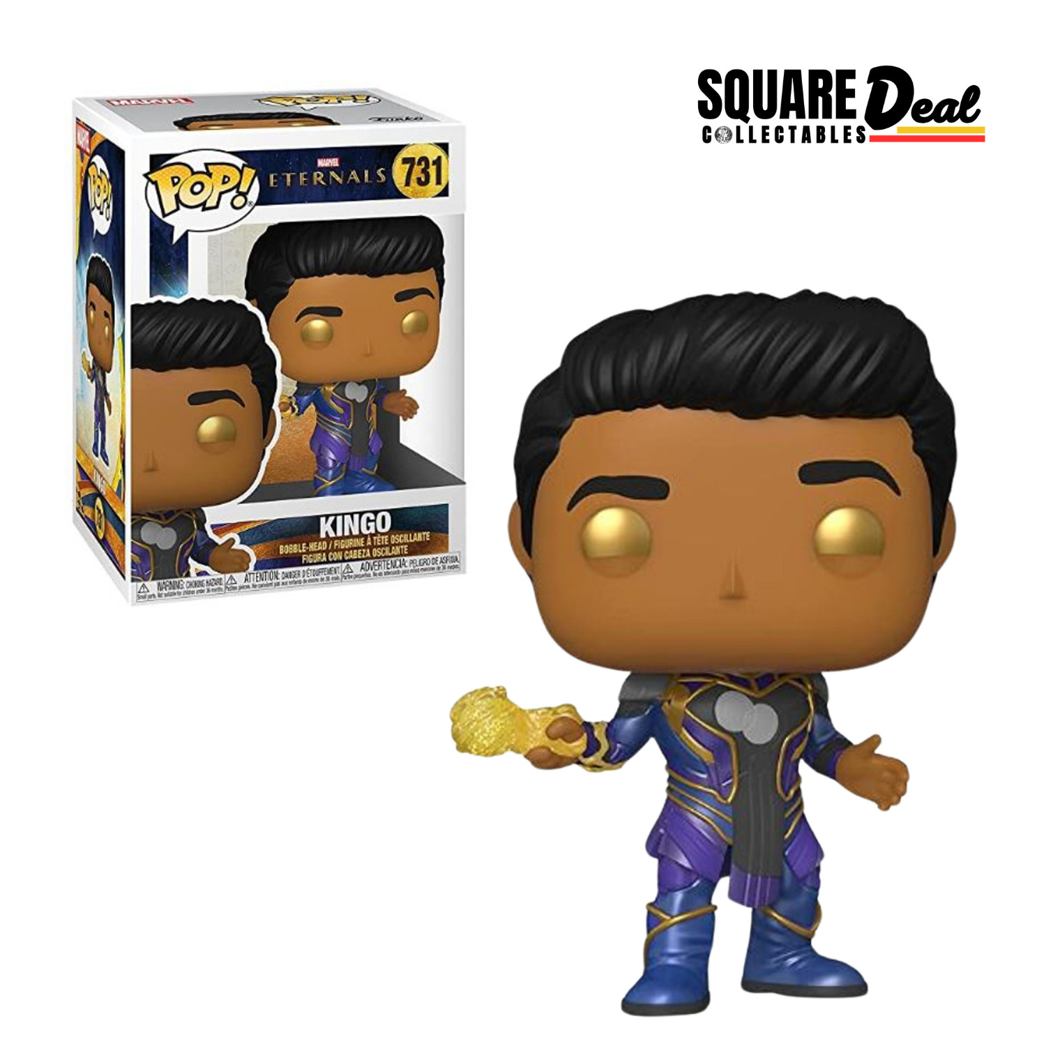 Mint Marvel Eternals Kingo Funko Pop! Vinyl Figure #731