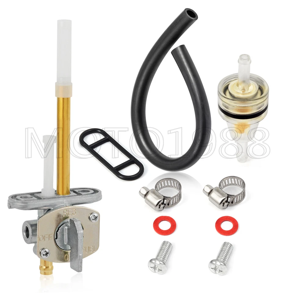 Kit de válvula de combustible Petcock para Yamaha Big Bear 350 87-1999 Kodiak 400 4x4 1993-1999 Foto 2 de 4