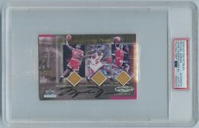 2000 UD Collectibles Michael Jordan Championship Triple Floor Auto /230 PSA UDA
