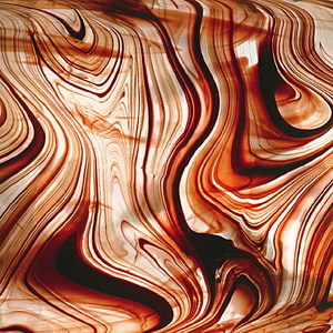 Tiffanyglas Spectrum BR Burgundy, rot auf klar,  30 x 30 cm