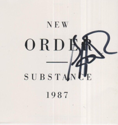 Peter Hook (New Order) ** HANDSIGNIERT ** Substance CD - HANDSIGNIERT