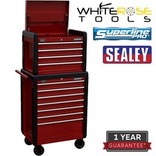 Sealey Topchest 4 Drawer Rollcab 7 Drawer Combination Superline Pro 