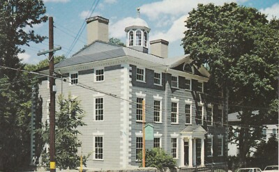 MARBLEHEAD, LEE MANSION, Massachusetts, USA - Vintage POSTKARTE
