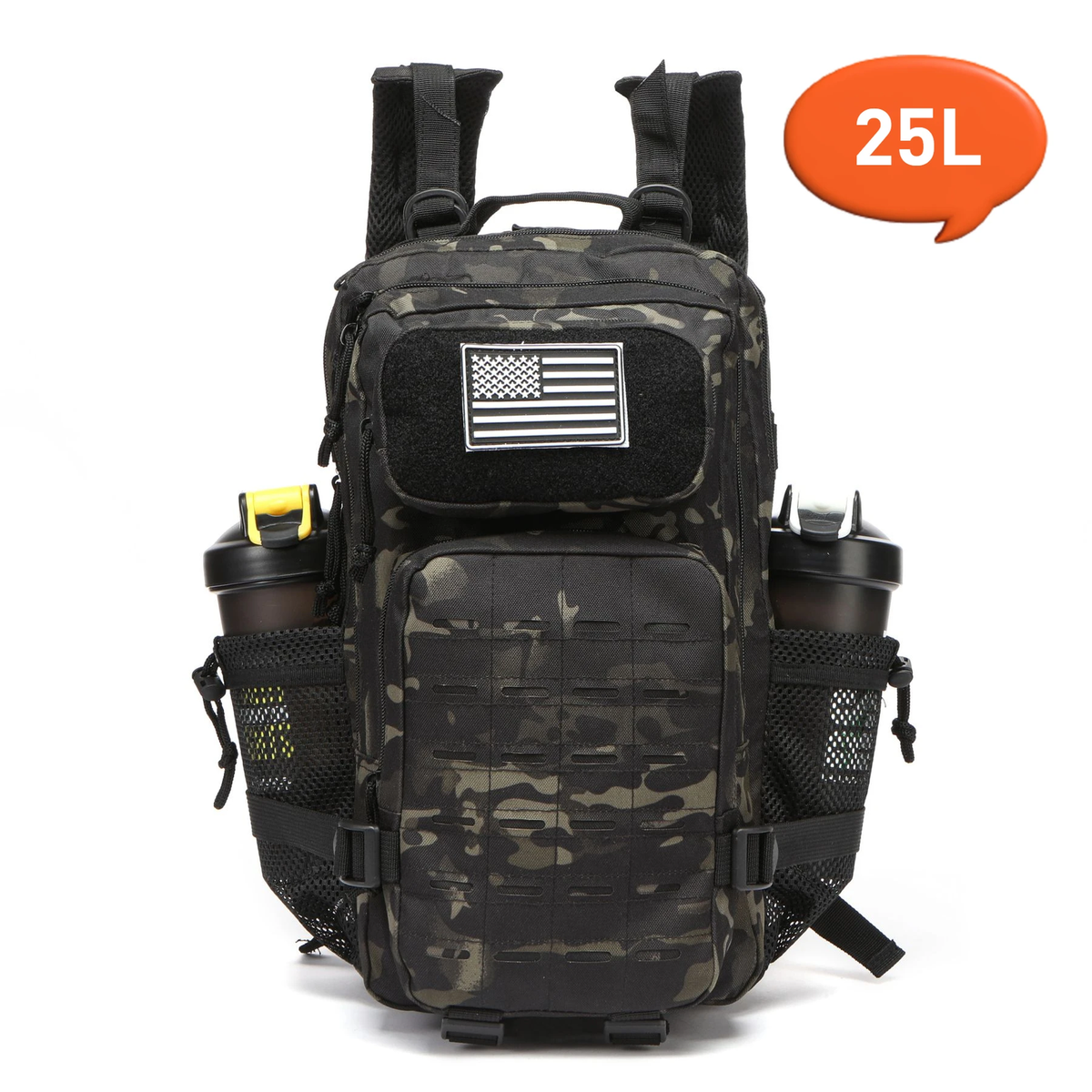 Sac à Taille Tactique Extérieur Multifonctionnel EDC Molle Tool Zipper Waist Pack Accessory Durable Belt Pouch Yuegughugg