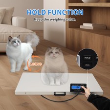 Báscula veterinaria digital portátil para ganado cerdo mascota perro oveja cabra 660 lb