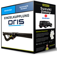 Abnehmbare AnhäNgerkupplung für Suzuki Jimny 07.2018-Jetzt II Typ A6G Oris NEU