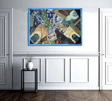 Wall Hanging Cotton Patchwork Home Decor Patchwork Wall Hanging Tapestry Runner