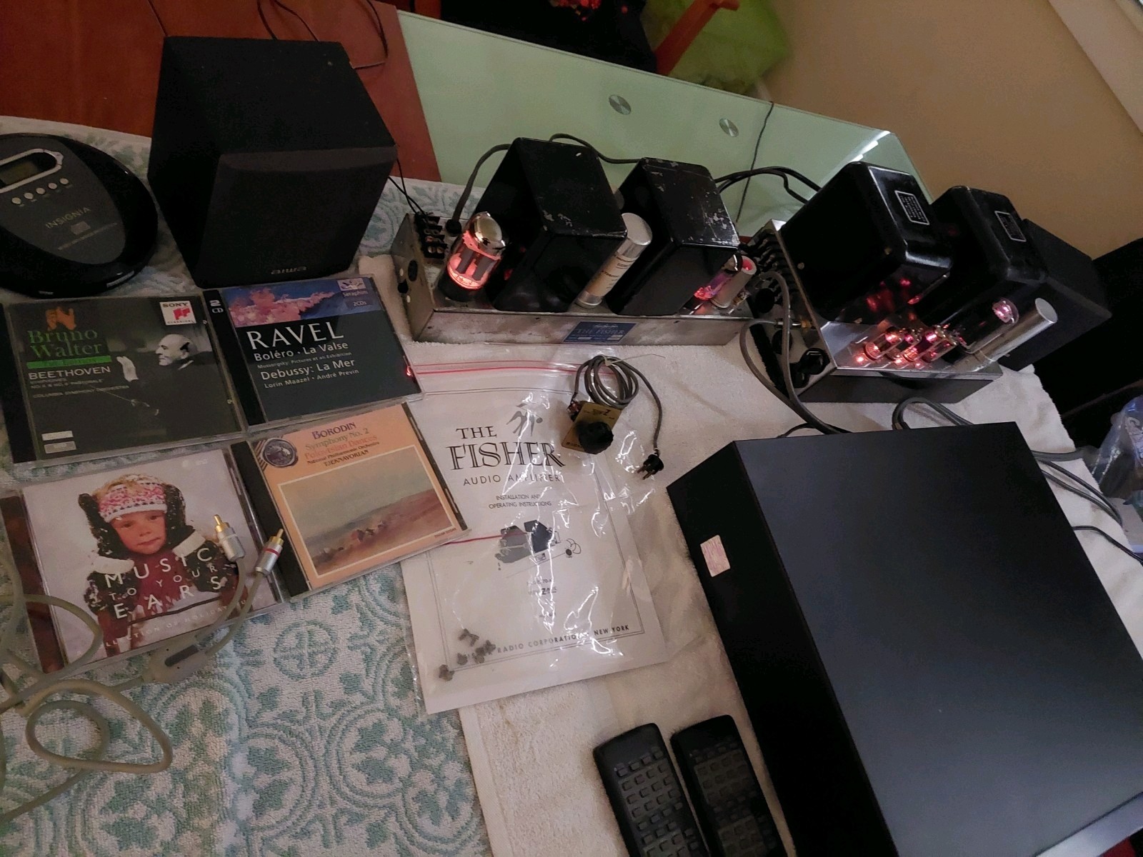 Clean Fresh Restore Fisher 70AZ  Mono Audio Amplifier (SN 51458) Prem 5881 Tubes