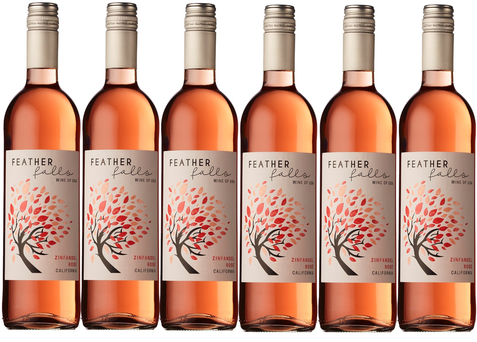 Feather Falls Californian Zinfandel Rose (6 x 750ml - 8%)