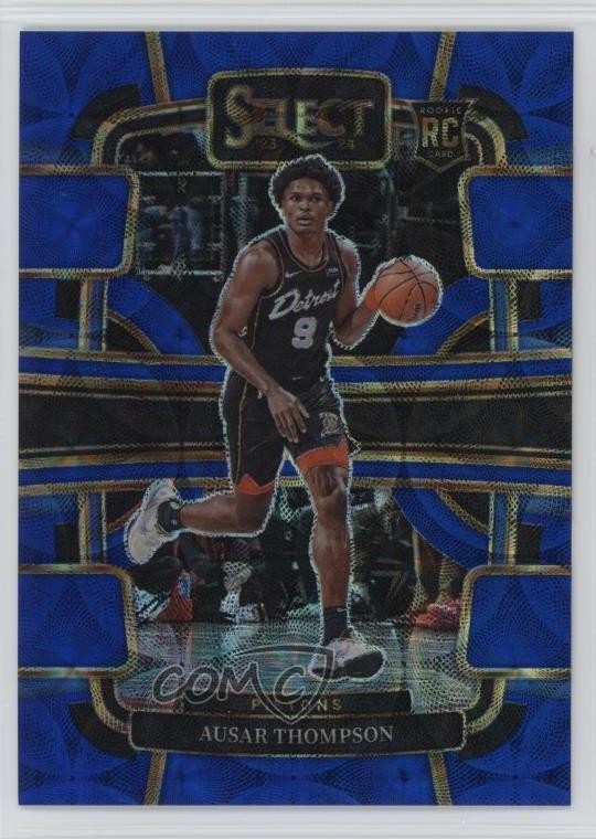 2023 Panini Select Concourse Blue Scope Prizm /249 Ausar Thompson Rookie RC 07r3