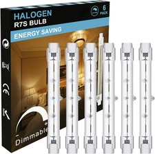 Misdood R7s J118mm T3 Halogen Light Bulbs 120v 500w Type Clear 4.6 Inch