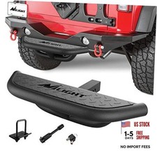 Hitch Step with 2" Hitch Receiver Rear Bumper Guard Heavy Duty Hitch Step