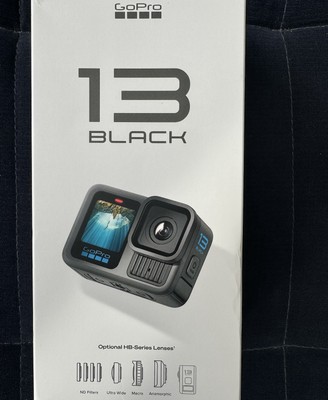 GoPro HERO13 Black Action-Cam 5.3K, 4K, 2.7K, Full-HD, Dual-Display, wasserdicht