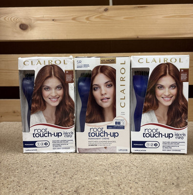 Lot of 3: Clairol Root Touch Up Permanent Color #5R Medium Auburn /Reddish Brown