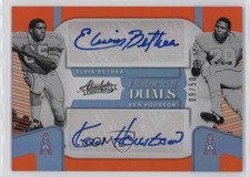2022 Absolute Historical Duals Orange 9/50 Elvin Bethea Ken Houston Auto HOF a8r