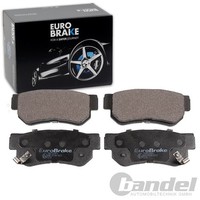 Eurobrake BremsbelÄGe Satz Hinterachse Passend FÜR Hyundai Highway Santa Trajet