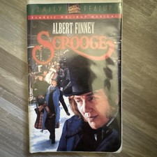 Scrooge 1970 VHS Starring Albert Finney, Alec...