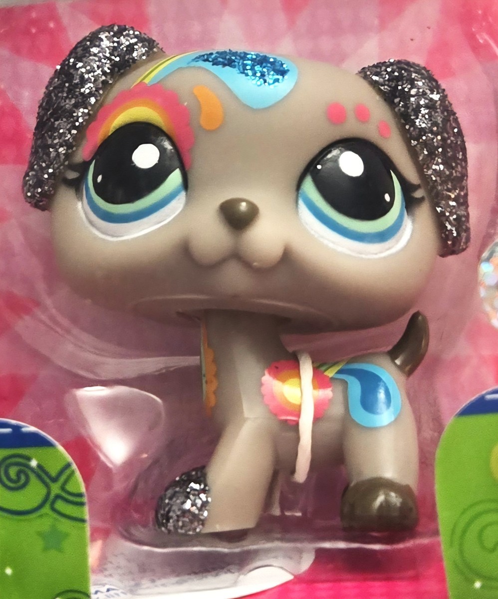 LITTLEST PET SHOP Shimmer 'N Shine 2011 Sparkle Dalmatian Dog