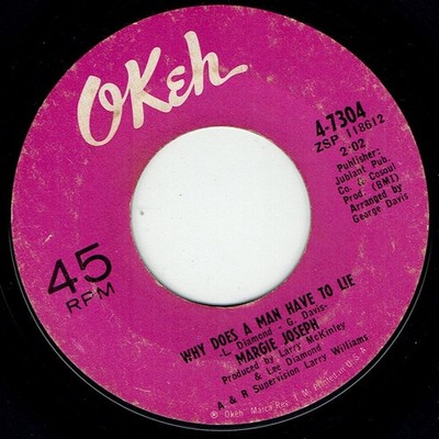 Margie Joseph - Why Does A Man Have To Lie / See Me, 7'', (Vinyl)