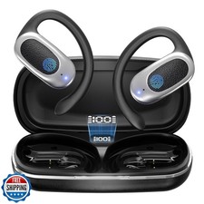 Open Ear Wireless Headphones Air Conduction Earbuds with Mic 42H