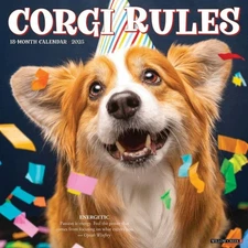 Willow Creek Press Calendars, Corgi Rules 2025 Wall Calendar