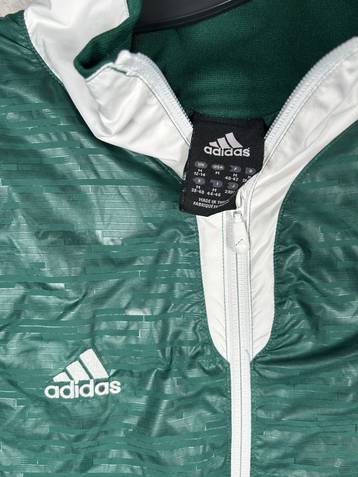 Adidas Performance Green Track Training Jacket Me… - image 2