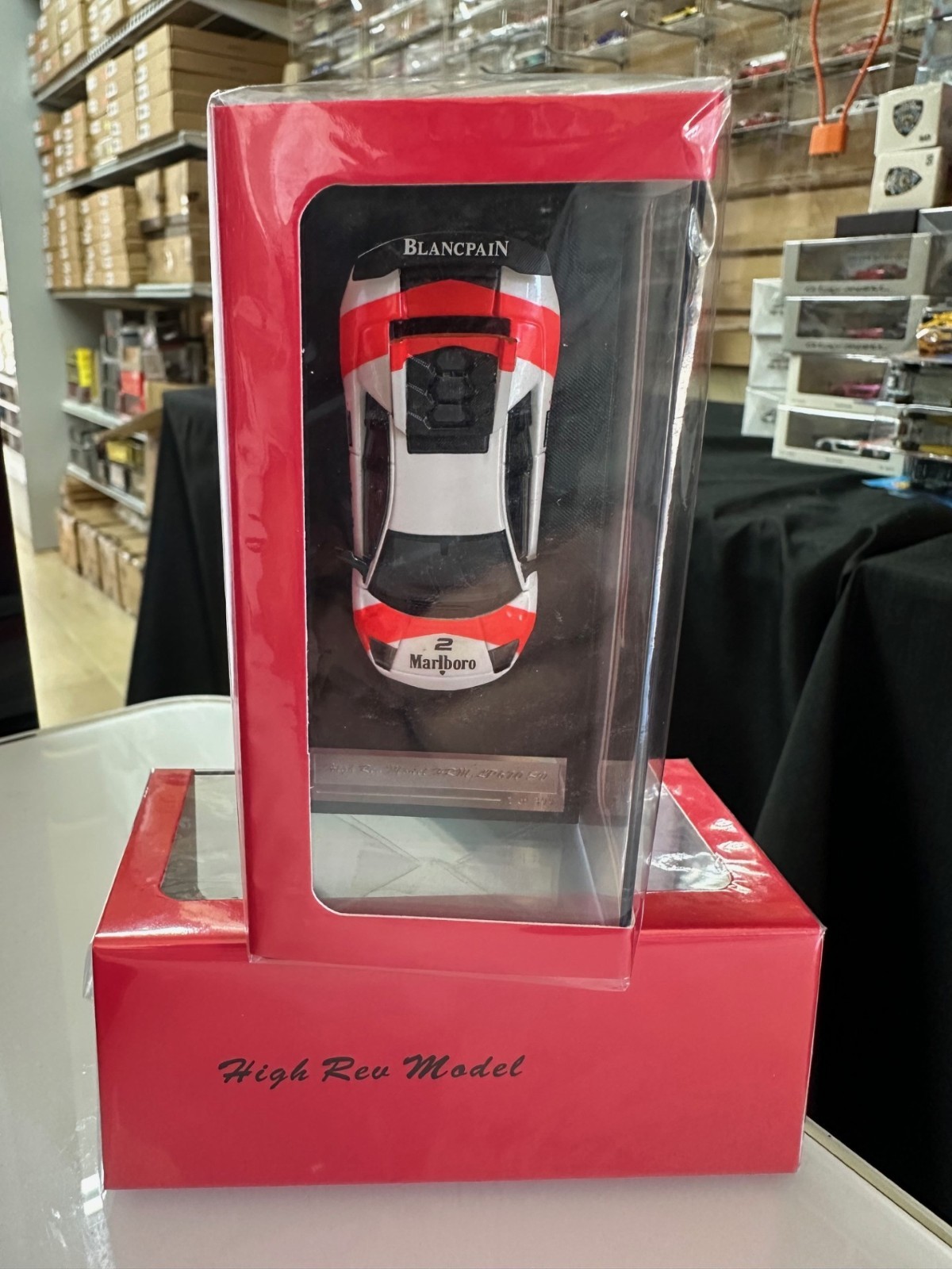 LAMBORGHINI MURCIELAGO LP670 SV MARLBORO REAR OPENS 1/64 CAR BY HIGH REV HR