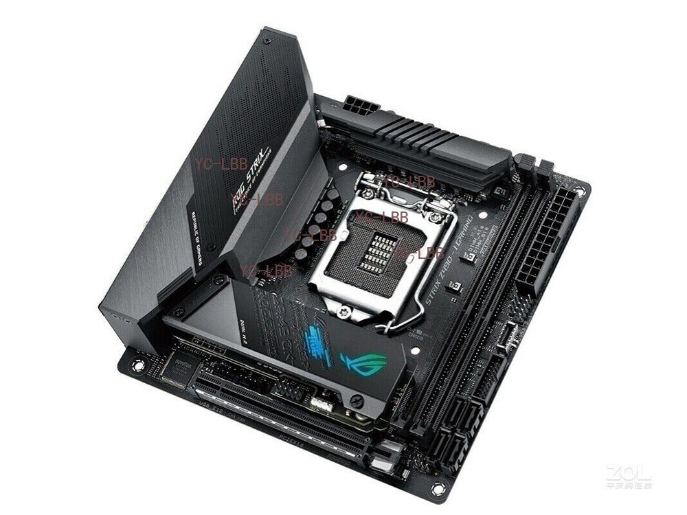 美品ASUS ROG STRIX Z490-I GAMING ITXマザーボード ASUS ROG STRIX Z490-I GAMING Intel Z490 Mini-ITX LGA 1200