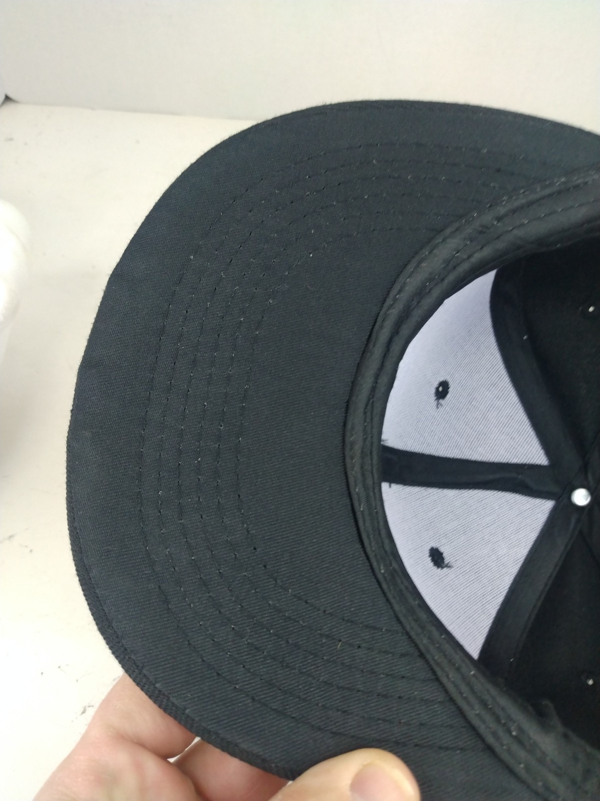 Little Caesars Pizza Black Adjustable Strap Back Employee Uniform Hat Cap image 10