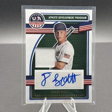2023 Panini Stars & Stripes Teagan Scott Auto Jersey Patch USA Rookie