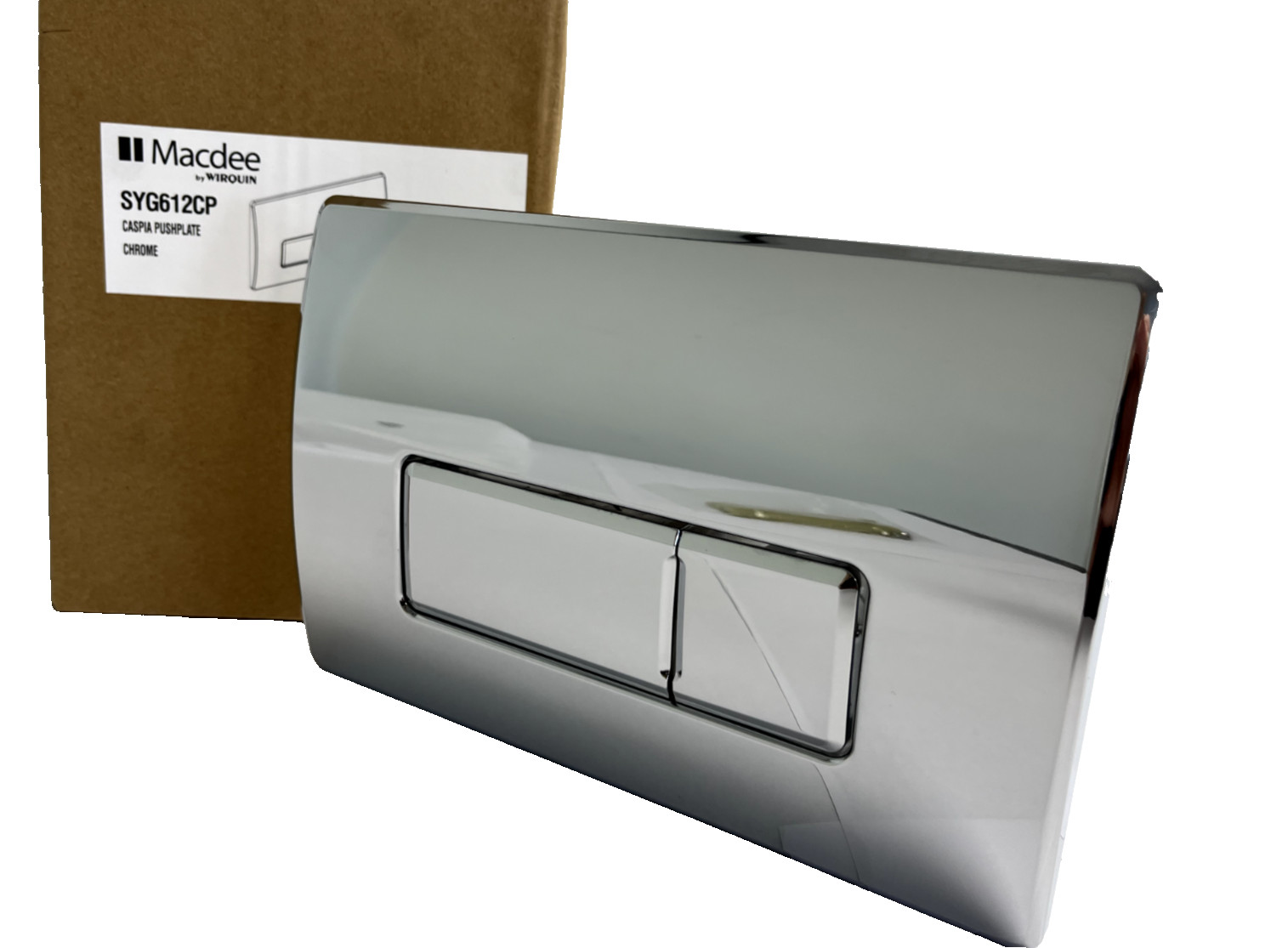 MACDEE CASPIA PUSH PLATE  SYG612CP FOR KAYLA PNEUMATIC DUAL FLUSH VALVE