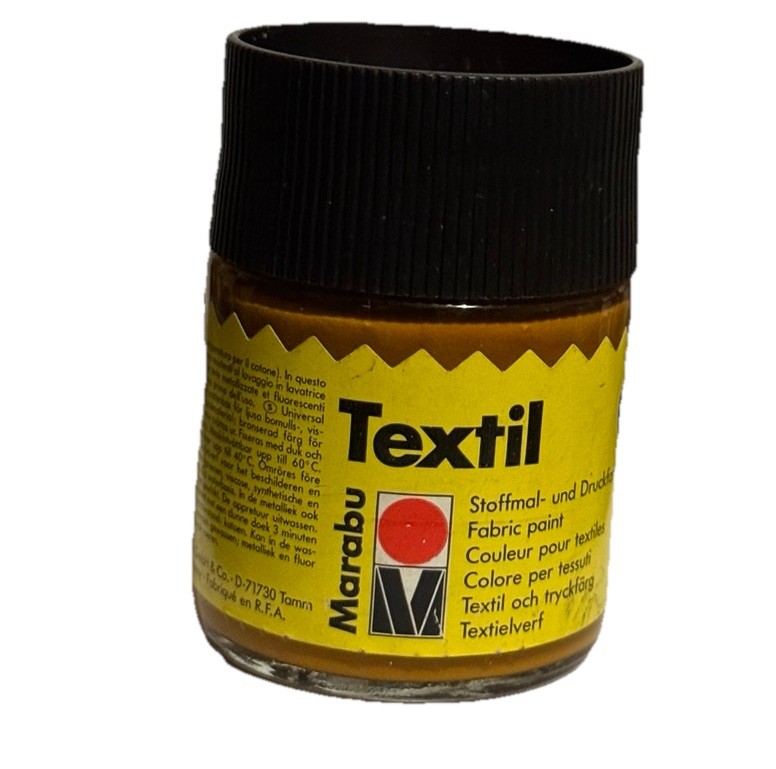 Marabu Textil Fabric Paint 15ml Brown Ochre 048 50ml