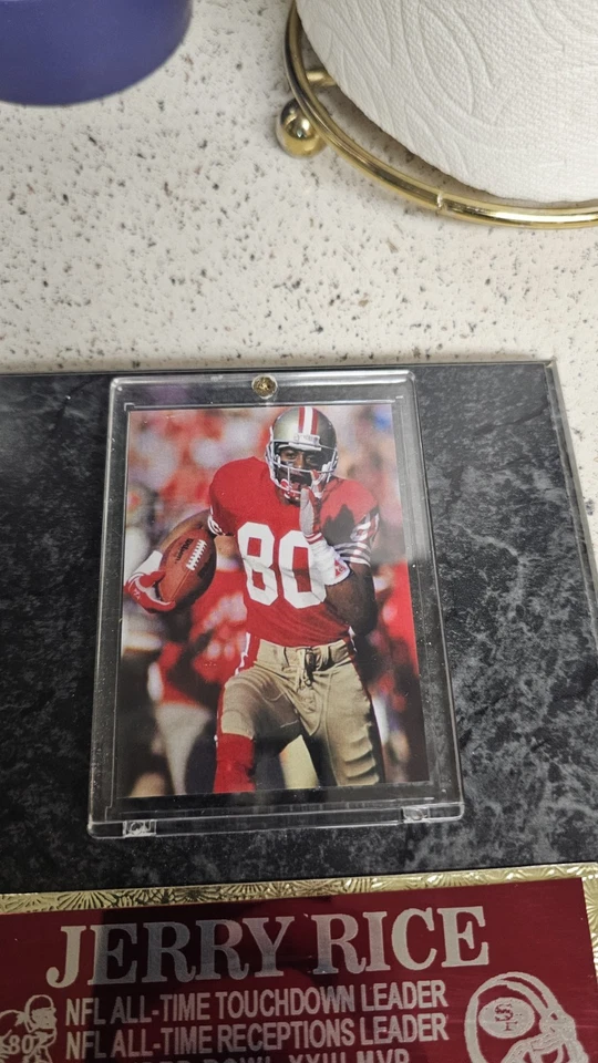 Jerry Rice NFL San Francisco 49ers Framed Photo Collage Collection Wall Hanging - Image 3 of 4