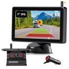 Wireless 7" Touchable IPS Monitor & Solar Magnetic Backup Camera BSD Reversing