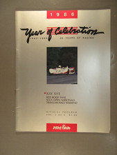 1986 SCCA Mid Ohio Red Roof Inns Open Nationals Program