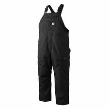 Carhartt DR4574-M Bib Overalls Mens Medium Black Waterproof Snow Ski Work