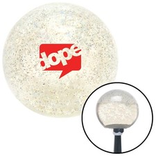 Red Dope Bubble Clear Metal Flake Shift Knob W M16x1.5 Insert Shifter Auto Red Dope Bubble Clear Metal Flake Shift Knob W M16x1.5 Insert Shifter Auto