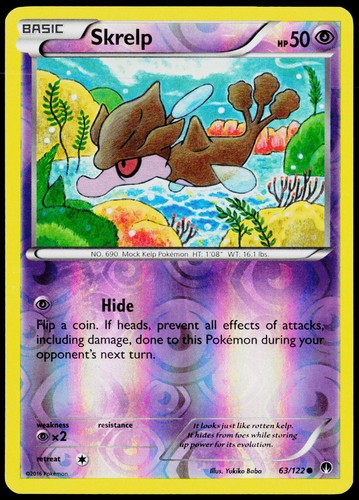 Skrelp 63/122 XY - BREAKpoint NM Reverse Holofoil