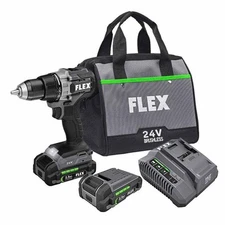 Flex FX1151-2A 24V 1/2" 2-Speed Cordless Drill Driver Kit