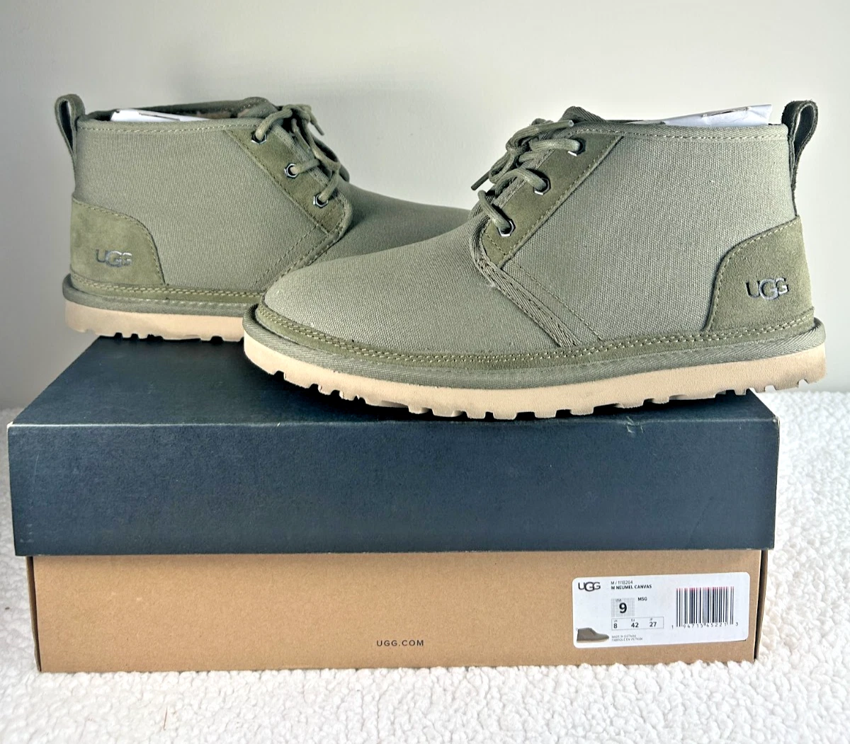 UGG Neumel II Men\'s Suede Chukka Boots 2 Tone Forest Night Green Size 9 Green Men main image 3
