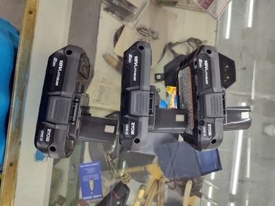 #ad Ryobi ONE 18V Li Ion 2Ah Power Tool Battery Pack Lot of 3 Black $40.00