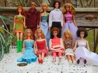 Lot Of 10 VINTAGE BARBIE AND KEN DOLLS  including  YELLOWSTONE KELLY