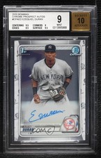 2020 Bowman Chrome Prospects Auto Ezequiel Duran #CPA-ED BGS 9 MINT Auto 0c6